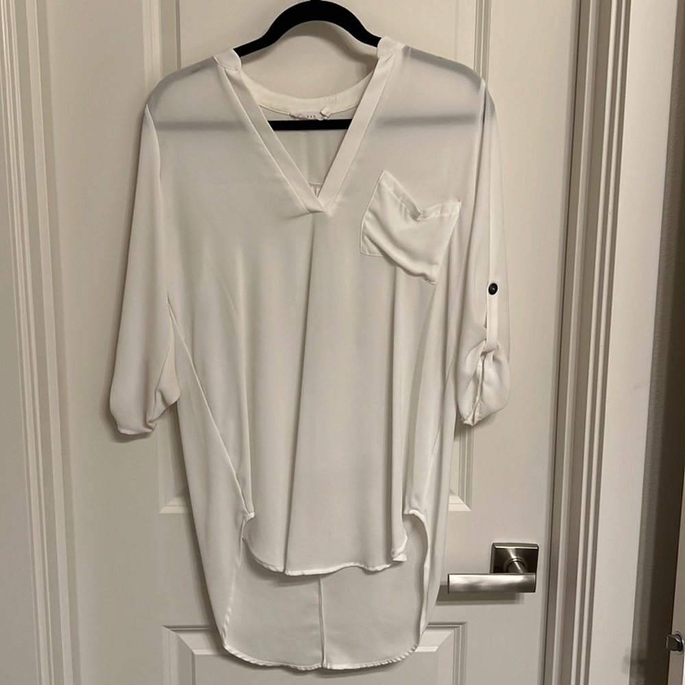 Lush white tunic